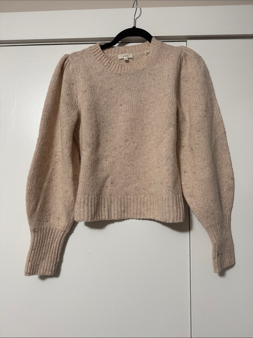 A.L.C. Crewneck Sweater in Pale Pink